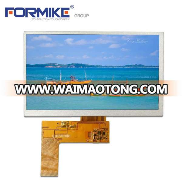 OEM 24 bits RGB interface 40 pin 800x480 tft lcd display 7 inch lcd panel